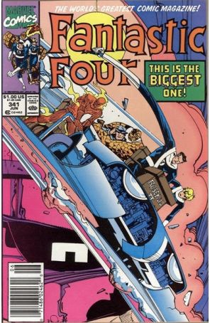 Fantastic Four (Vol. 1) 341 (Newsstand) published by Marvel with cover art by Walt Simonson