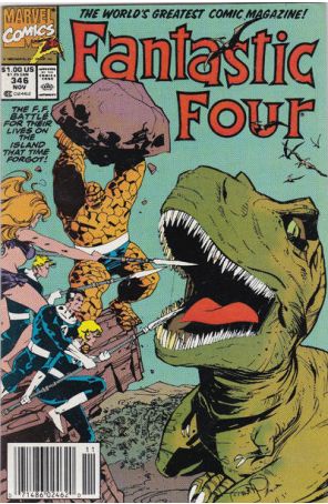 Fantastic Four (Vol. 1) 346 (Newsstand) published by Marvel with cover art by Walt Simonson