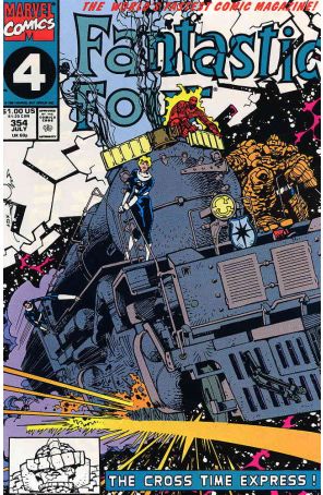 Fantastic Four (Vol. 1) 354 published by Marvel with cover art by Walt Simonson