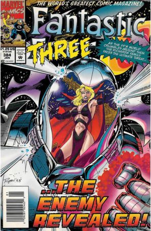 Fantastic Four (Vol. 1) 384 (Newsstand) published by Marvel with cover art by Paul Ryan