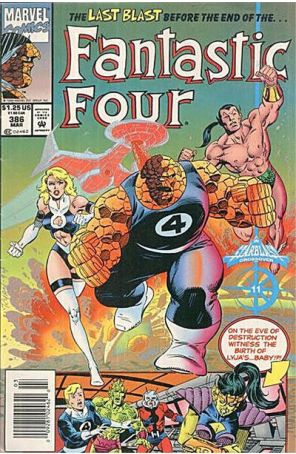 Fantastic Four (Vol. 1) 386 (Newsstand) published by Marvel with cover art by Paul Ryan
