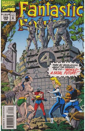 Fantastic Four (Vol. 1) 389 published by Marvel with cover art by Paul Ryan