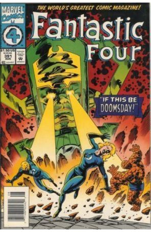 Fantastic Four (Vol. 1) 391 (Newsstand) published by Marvel with cover art by Paul Ryan
