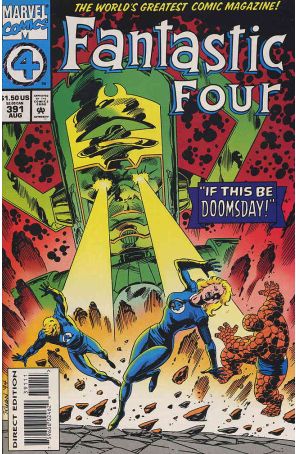 Fantastic Four (Vol. 1) 391 published by Marvel with cover art by Paul Ryan