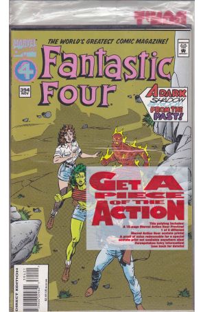 Fantastic Four (Vol. 1) 394 (in bag) published by Marvel with cover art by Paul Ryan