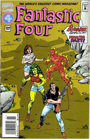 Fantastic Four (Vol. 1) 394 (Newsstand) published by Marvel with cover art by Paul Ryan