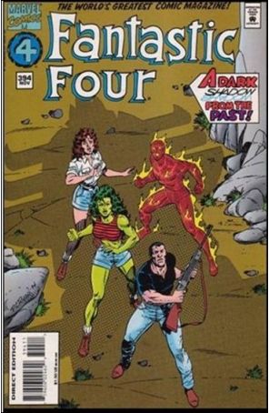 Fantastic Four (Vol. 1) 394 published by Marvel with cover art by Paul Ryan
