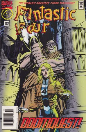 Fantastic Four (Vol. 1) 396 (Newsstand) published by Marvel with cover art by Paul Ryan