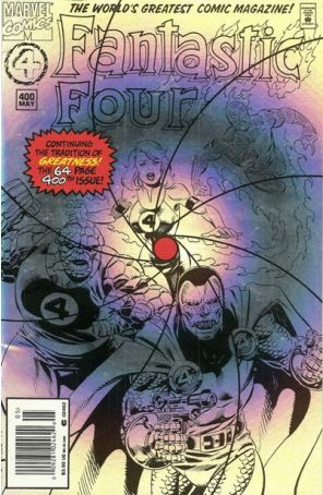 Fantastic Four (Vol. 1) 400 (Newsstand) published by Marvel with cover art by Paul Ryan