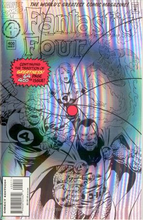 Fantastic Four (Vol. 1) 400 published by Marvel with cover art by Paul Ryan