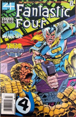 Fantastic Four (Vol. 1) 402 (Newsstand) published by Marvel with cover art by Paul Ryan