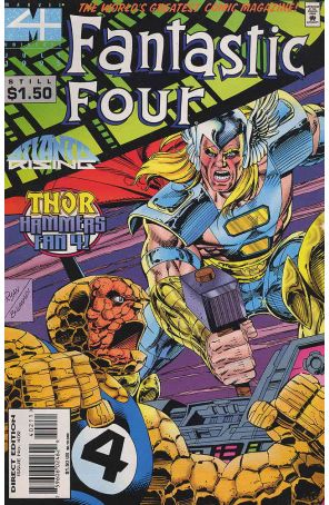 Fantastic Four (Vol. 1) 402 published by Marvel with cover art by Paul Ryan