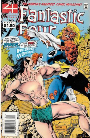 Fantastic Four (Vol. 1) 404 (Newsstand) published by Marvel with cover art by Paul Ryan