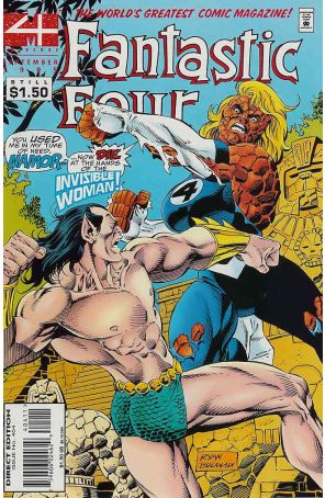 Fantastic Four (Vol. 1) 404 published by Marvel with cover art by Paul Ryan