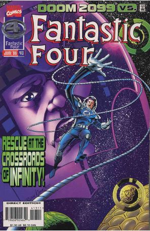 Fantastic Four (Vol. 1) 413 published by Marvel with cover art by Paul Ryan