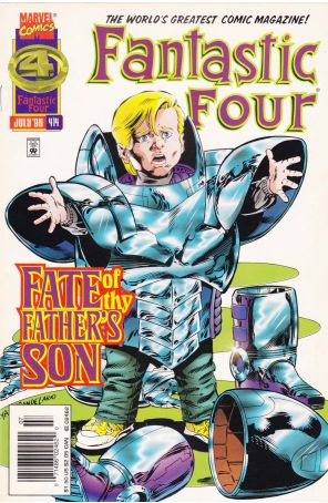 Fantastic Four (Vol. 1) 414 (Newsstand) published by Marvel with cover art by Paul Ryan