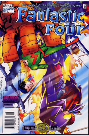 Fantastic Four (Vol. 1) 415 published by Marvel with cover art by Carlos Pacheco