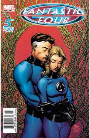 Fantastic Four (Vol. 1) 502 (Newsstand) published by Marvel with cover art by Mike Wieringo