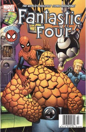 Fantastic Four (Vol. 1) 513 (Newsstand) published by Marvel with cover art by Mike Wieringo