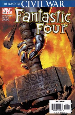 Fantastic Four (Vol. 1) 536 published by Marvel with cover art by Mike McKone