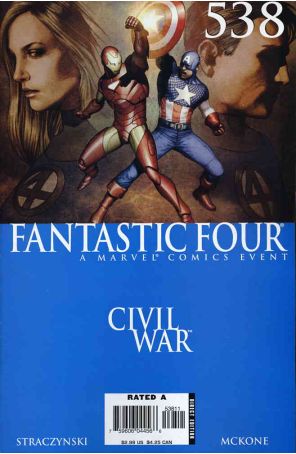 Fantastic Four (Vol. 1) 538 published by Marvel with cover art by Adi Granov