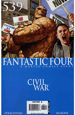 Fantastic Four (Vol. 1) 539 published by Marvel with cover art by Adi Granov