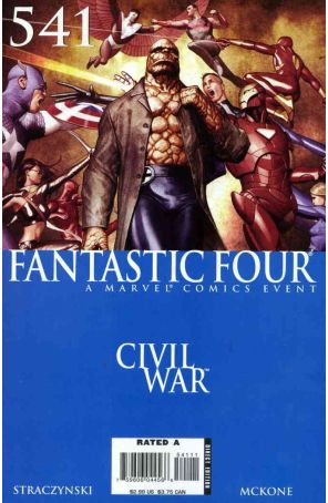 Fantastic Four (Vol. 1) 541 published by Marvel with cover art by Adi Granov
