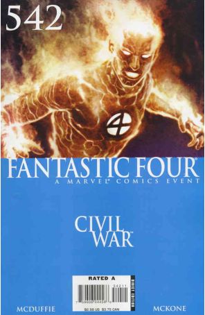 Fantastic Four (Vol. 1) 542 published by Marvel with cover art by Adi Granov
