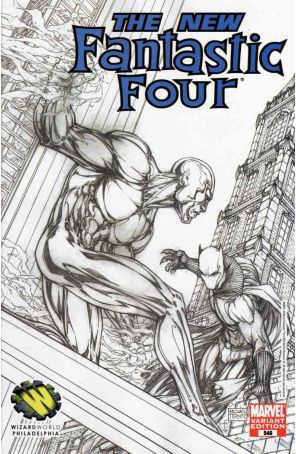 Fantastic Four (Vol. 1) 546A published by Marvel with cover art by Michael Turner