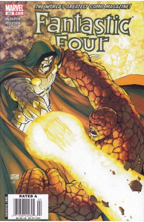 Fantastic Four (Vol. 1) 552 (Newsstand) published by Marvel with cover art by Michael Turner