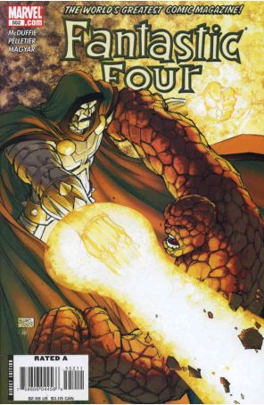 Fantastic Four (Vol. 1) 552 published by Marvel with cover art by Michael Turner