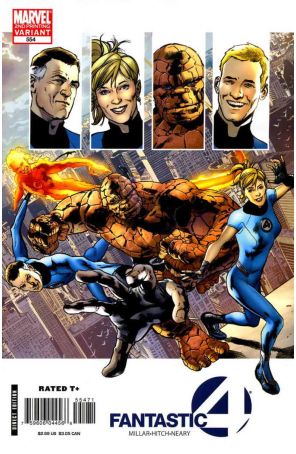Fantastic Four (Vol. 1) 554 (2nd) published by Marvel with cover art by Bryan Hitch
