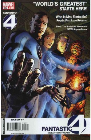 Fantastic Four (Vol. 1) 554 published by Marvel with cover art by Bryan Hitch