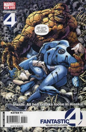 Fantastic Four (Vol. 1) 556 published by Marvel with cover art by Bryan Hitch