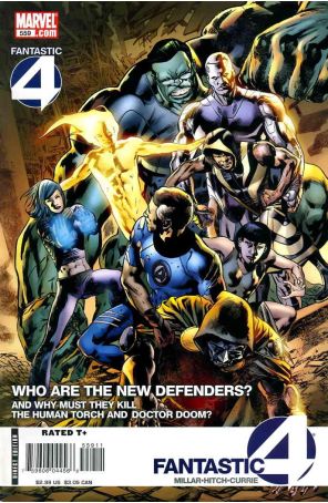 Fantastic Four (Vol. 1) 559 published by Marvel with cover art by Bryan Hitch