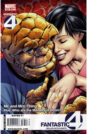 Fantastic Four (Vol. 1) 563 published by Marvel with cover art by Bryan Hitch