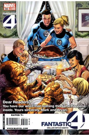 Fantastic Four (Vol. 1) 564 published by Marvel with cover art by Bryan Hitch