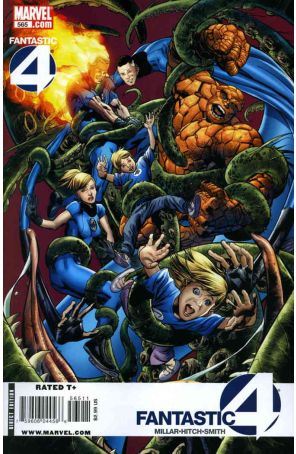 Fantastic Four (Vol. 1) 565 published by Marvel with cover art by Bryan Hitch