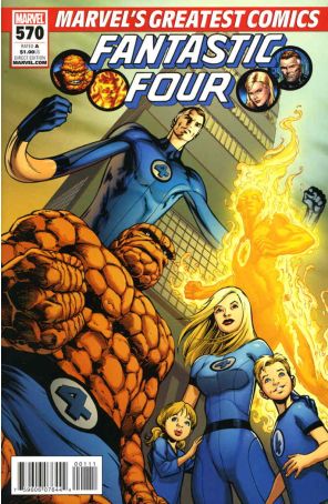 Fantastic Four (Vol. 1) 570 (2nd) published by Marvel with cover art by Alan Davis
