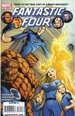 Fantastic Four (Vol. 1) 570 published by Marvel with cover art by Alan Davis