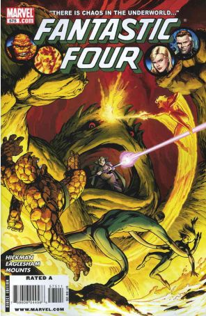 Fantastic Four (Vol. 1) 575 published by Marvel with cover art by Alan Davis