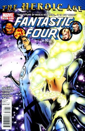 Fantastic Four (Vol. 1) 579 published by Marvel with cover art by Alan Davis