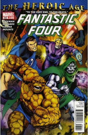 Fantastic Four (Vol. 1) 582 published by Marvel with cover art by Alan Davis