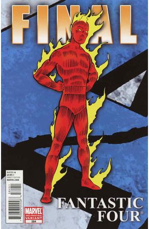 Fantastic Four (Vol. 1) 584 (3rd) published by Marvel with cover art by Alan Davis