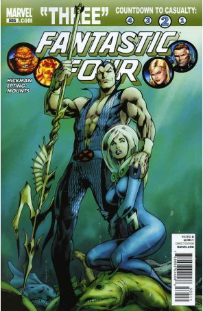 Fantastic Four (Vol. 1) 585 published by Marvel with cover art by Alan Davis