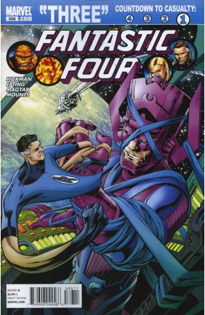 Fantastic Four (Vol. 1) 586 published by Marvel with cover art by Alan Davis