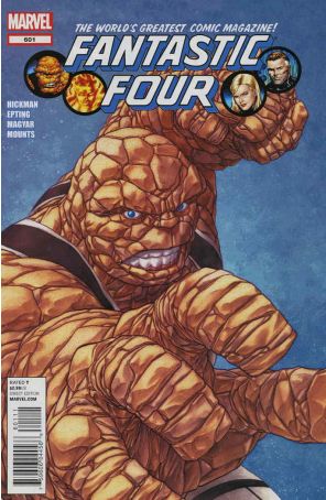 Fantastic Four (Vol. 1) 601 published by Marvel with cover art by Mike Choi