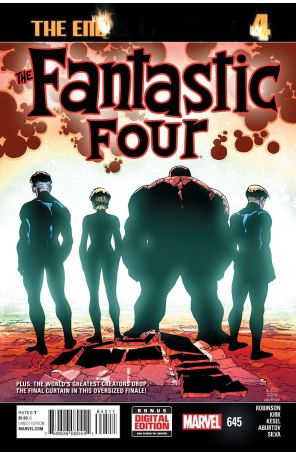 Fantastic Four (Vol. 1) 645 published by Marvel with cover art by Leonard Kirk