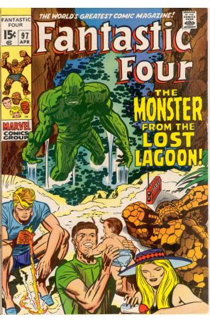 Fantastic Four (Vol. 1) 97 published by Marvel with cover art by Jack Kirby