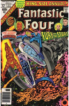 Fantastic Four (Vol. 1) Annual 12 published by Marvel with cover art by John Buscema